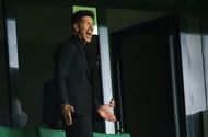 Simeone rallied his troops from the stands on the night